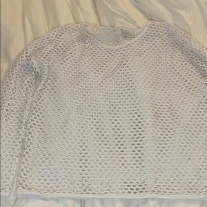 White Net Shirt
